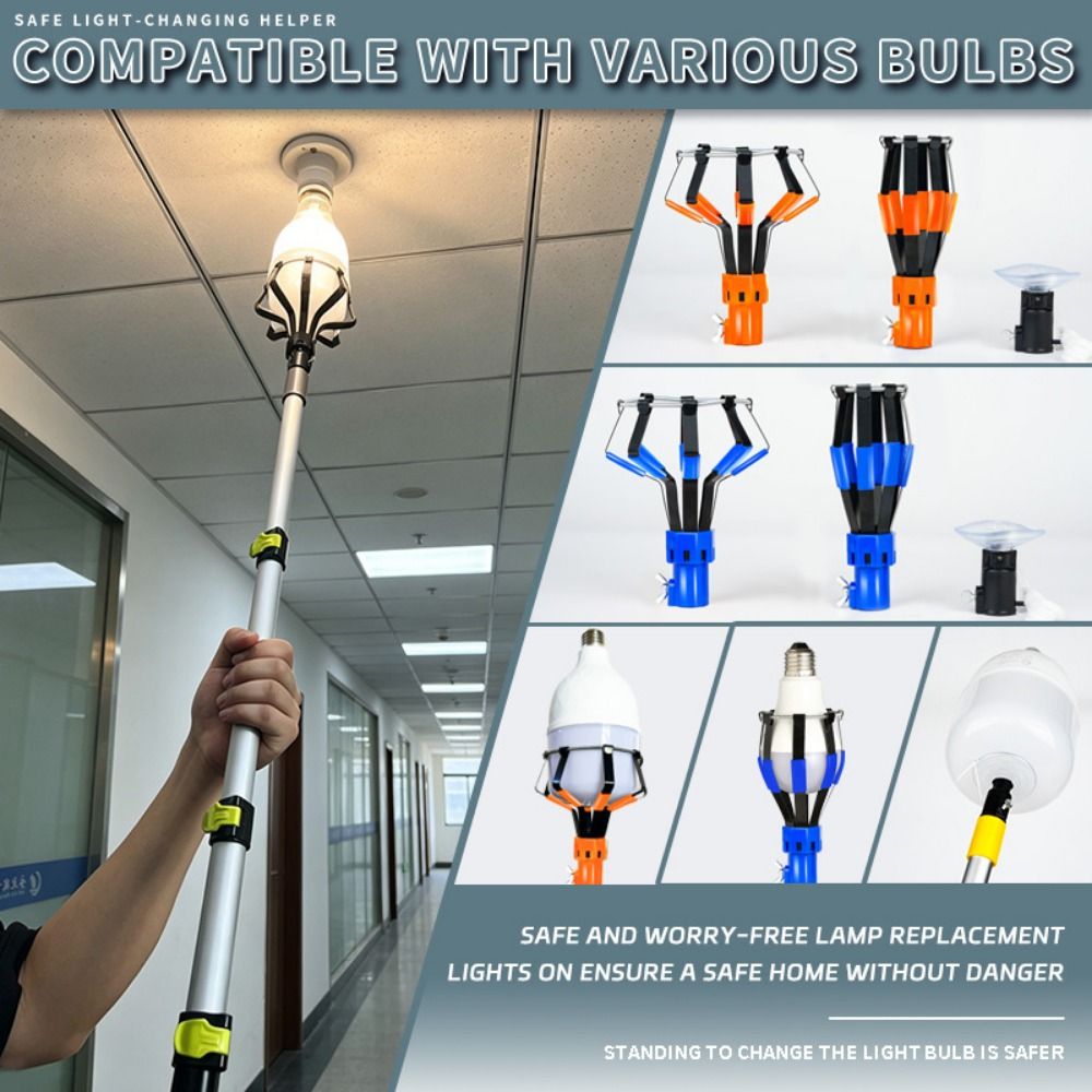 Telescopic Fishing Rod - 전문 전구 교체기 알루미늄 합금 텔레스코픽