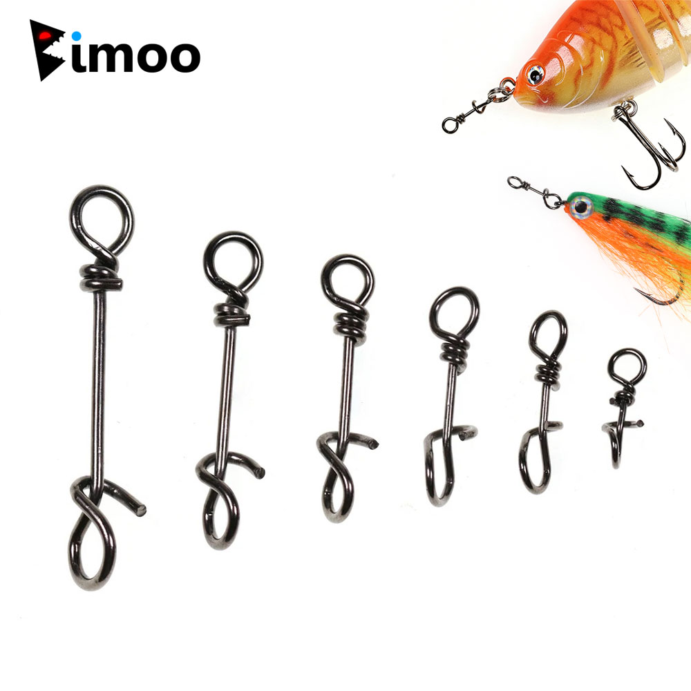 Fishing Equipment Cheap - Bimoo 50pcs 스테인레스 스틸 퀵 락