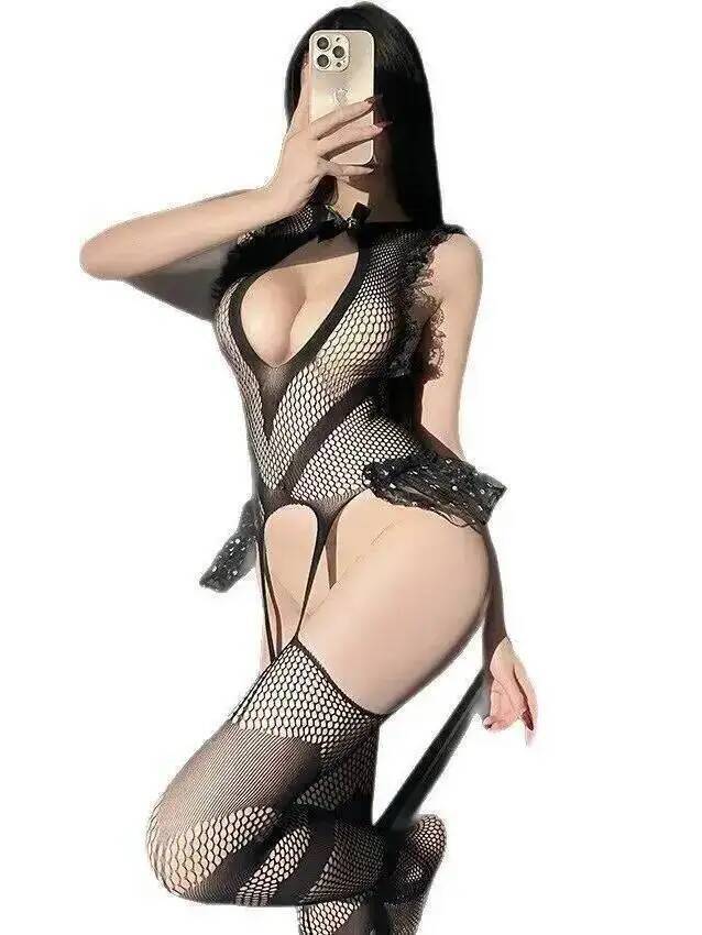 섹시한 레이스 트림 피싱넷 바디스타킹, 등이 드러나는  - Fishing Equipment Net 리뷰 및 가격
