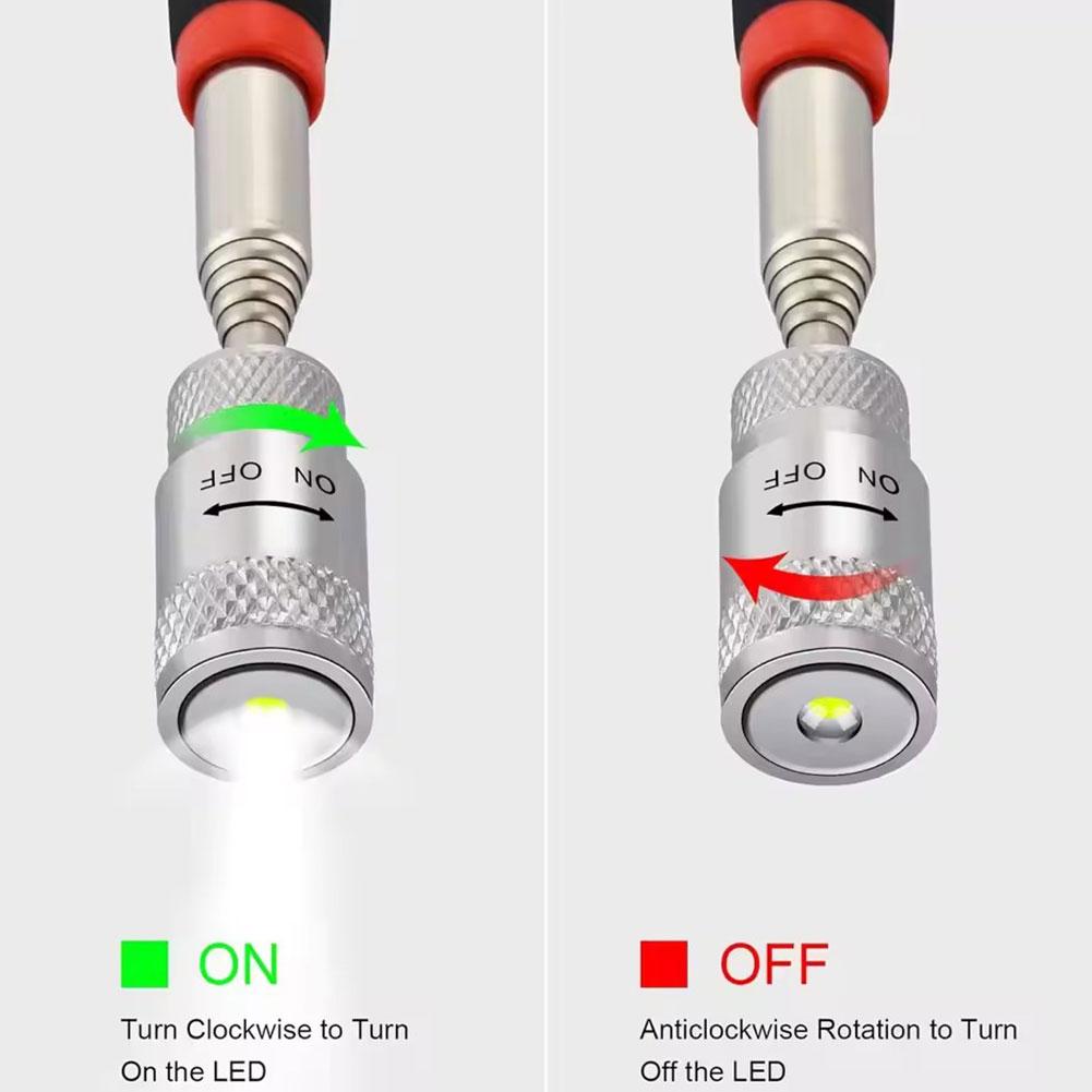 LED 조명이 있는 텔레스코픽 자석 펜, 확장 가능한  - Telescopic Fishing Rod 리뷰 및 가격