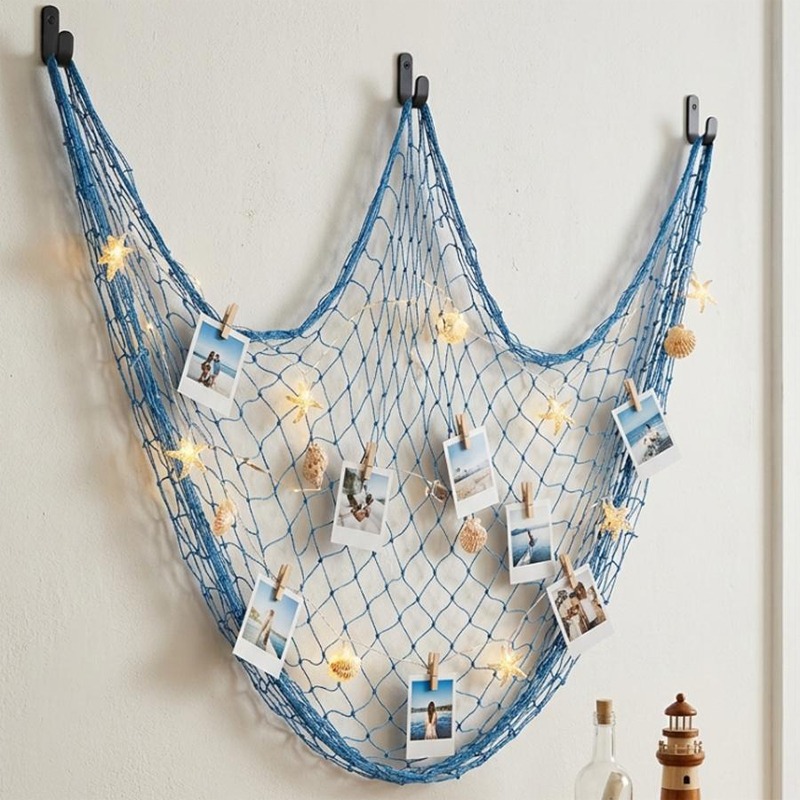 5/1x 장식용 낚시 그물 생일 파티 로프 그물 바다  - Fishing Equipment Net 리뷰 및 가격