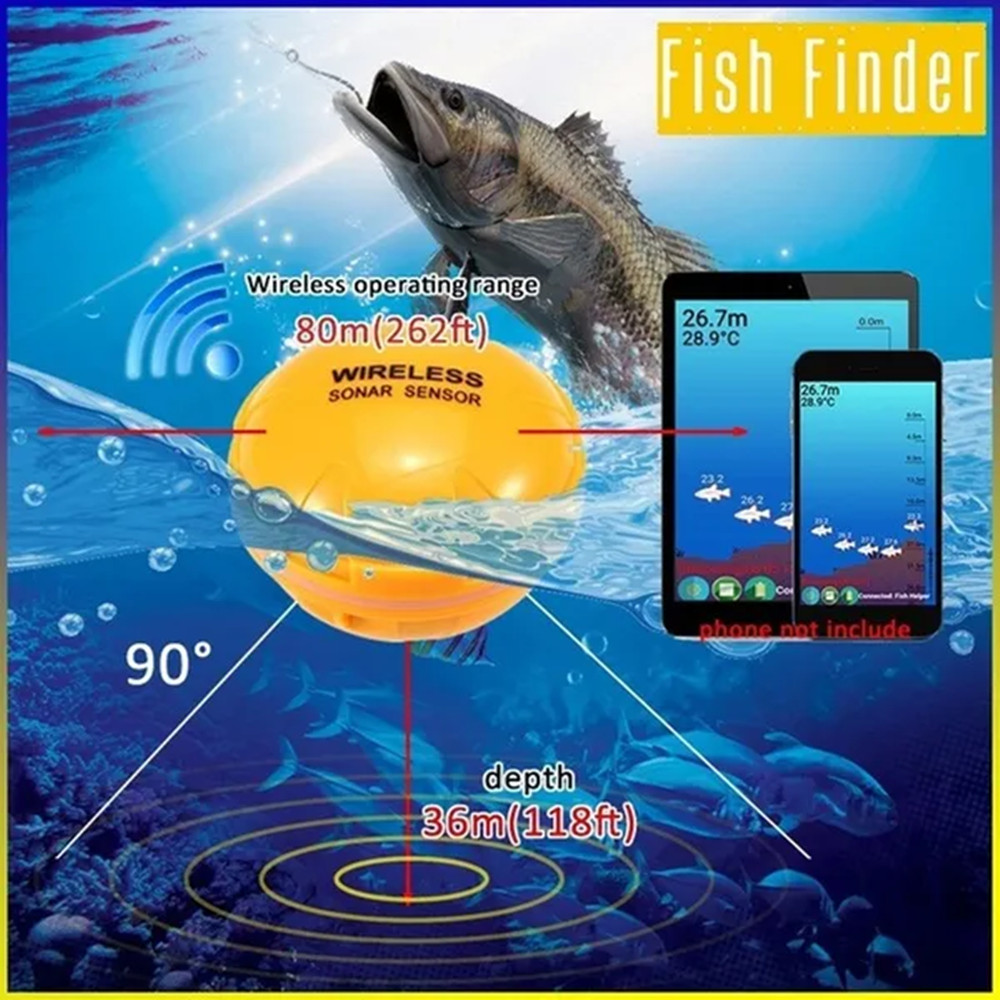 PuPoPan 무선 블루투스 스마트 소나 어군 탐지기  - Fishing Equipment English 리뷰 및 가격