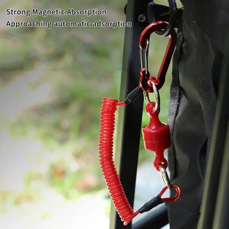 코일형 끈이 있는 자석식 네트 릴리스 홀더 플라이 낚시 - Fishing Equipment Net 리뷰 및 가격