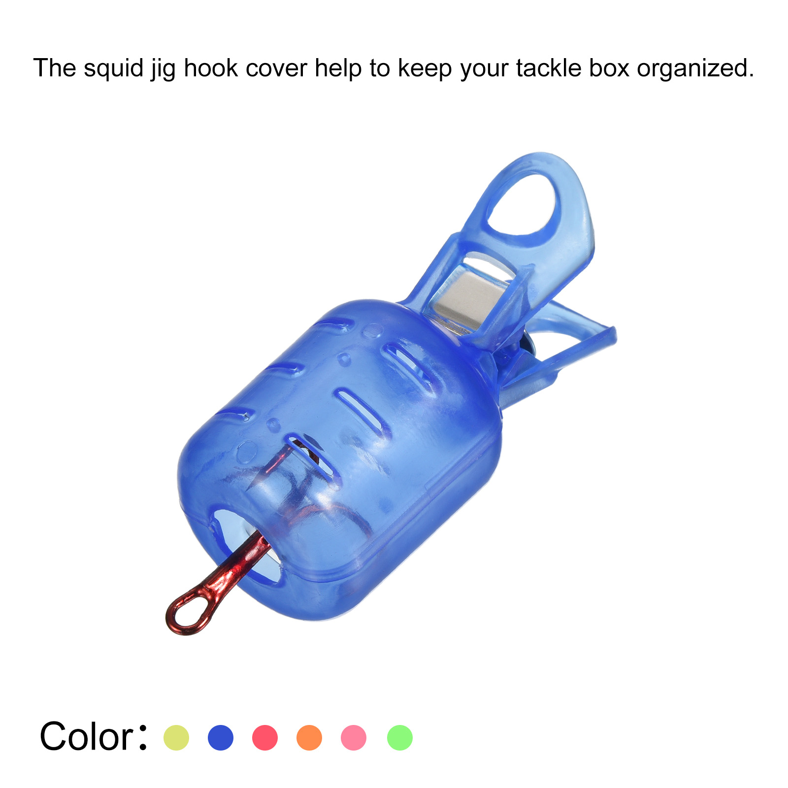10pcs 소형 오징어 지그 후크 보호 케이스 낚시 후 - Fishing Equipment Box 리뷰 및 가격