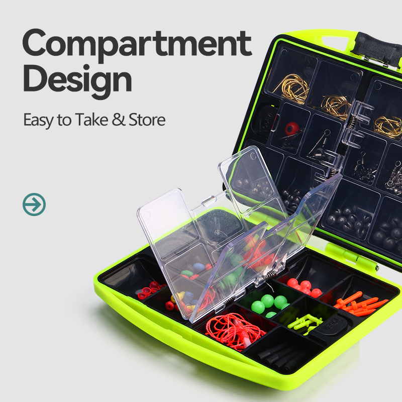 WEIHE 185종 낚시용품 세트 박스 페스카 페체 낚 - Fishing Equipment Organizer 리뷰 및 가격