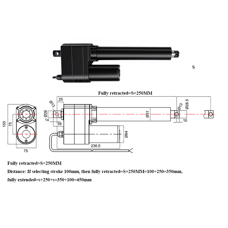 DC 12V 24V 7000N 선형 액추에이터 IP65 - Telescopic Fishing Rod 리뷰 및 가격