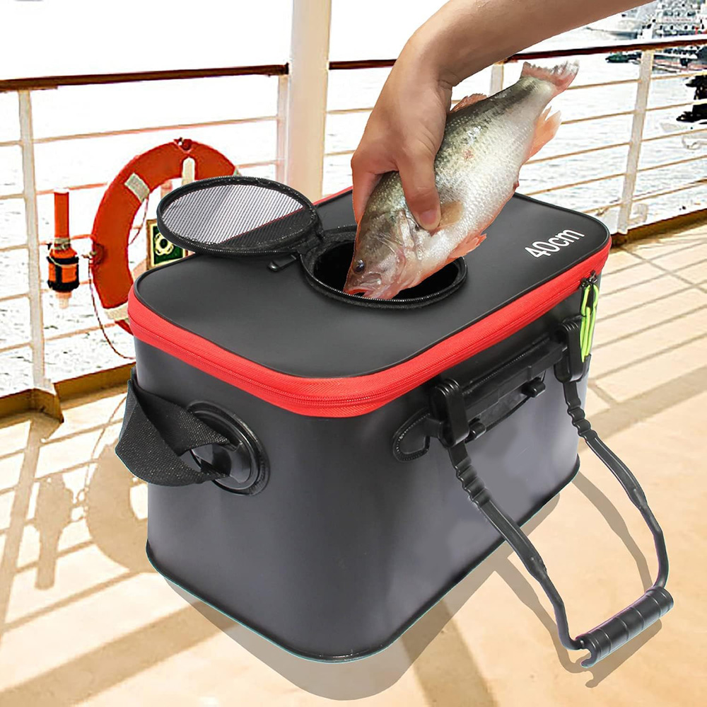 휴대용 EVA 두꺼운 방수 지퍼 낚시 상자 라이브 물고 - Fishing Equipment Box 리뷰 및 가격