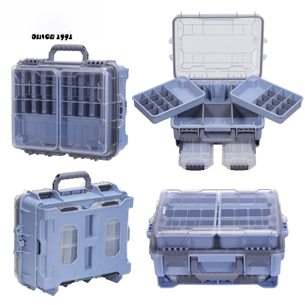 대형 수납 공간이 있는 야외 낚시 장비 액세서리를 정리 - Fishing Equipment Box 리뷰 및 가격