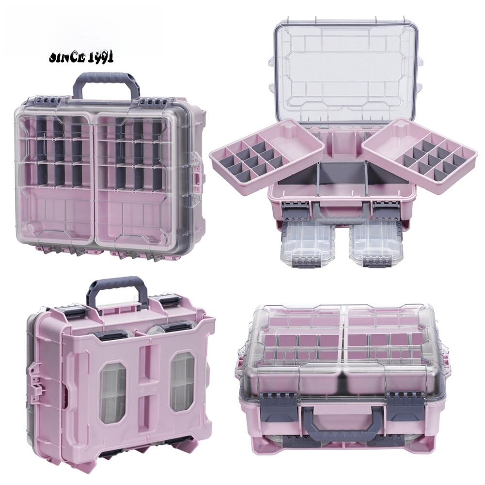 대형 수납 공간이 있는 야외 낚시 장비 액세서리를 정리 - Fishing Equipment Box 리뷰 및 가격