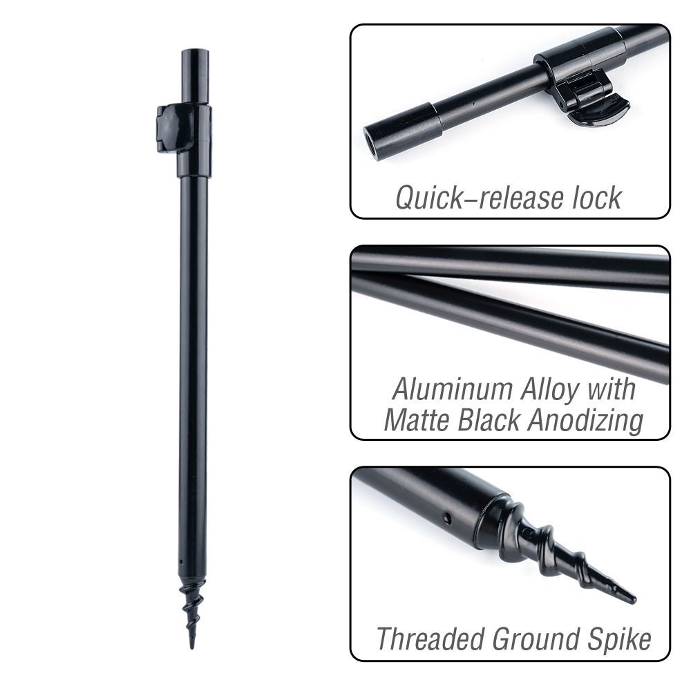 텔레스코픽 낚싯대 거치대 알루미늄 합금 로드 레스트 그 - Telescopic Fishing Rod 리뷰 및 가격