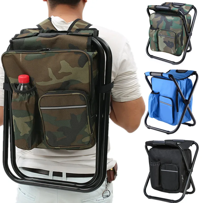2 in 1 접이식 낚시 의자 가방 낚시 배낭 의자 의 - Fishing Equipment Organizer 리뷰 및 가격