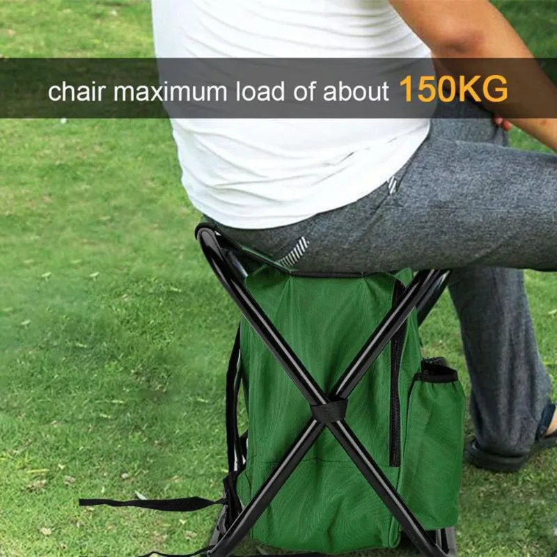 2 in 1 접이식 낚시 의자 가방 낚시 배낭 의자 의 - Fishing Equipment Organizer 리뷰 및 가격