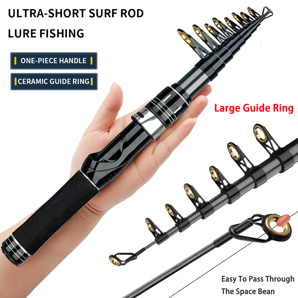 텔레스코픽 루어 낚싯대 1.5M-2.4M 카본 스피닝  - Sea Fishing Equipment Uk 리뷰 및 가격