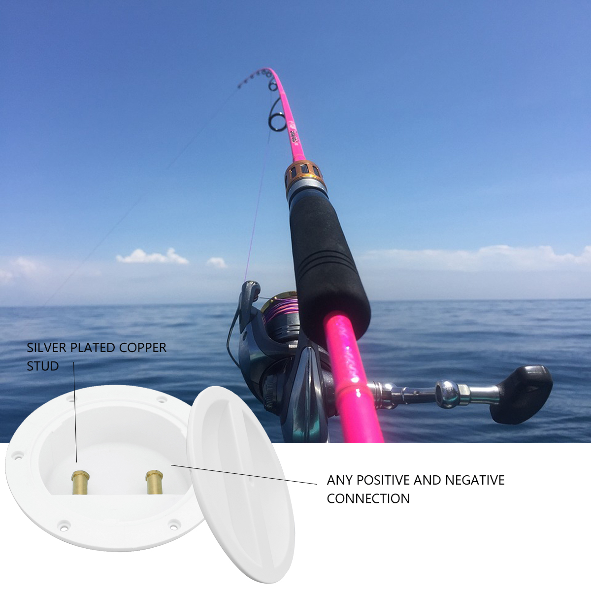 전동 낚시용 방수 보트 접속 배선함 전원 공급 베이스  - Fishing Equipment Box 리뷰 및 가격