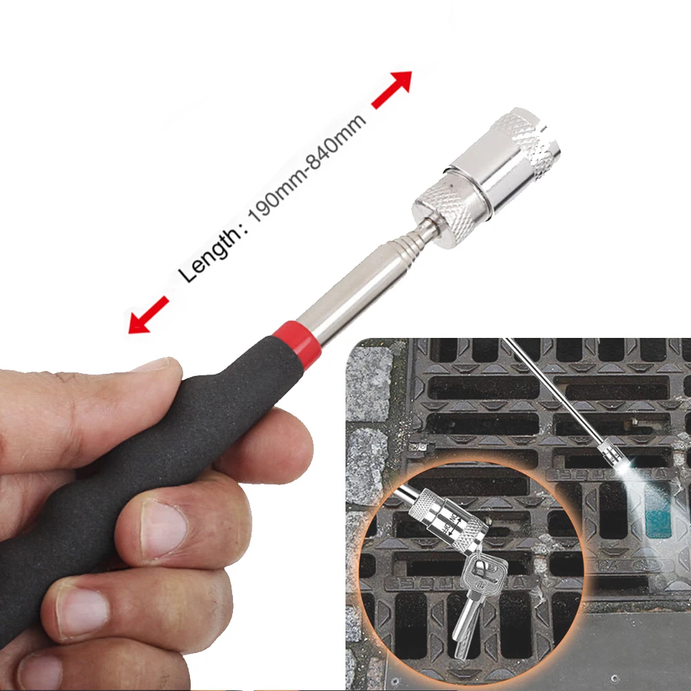 1-5pcs 텔레스코픽 마그네틱 펜 금속 가공 편리한  - Telescopic Fishing Rod 리뷰 및 가격