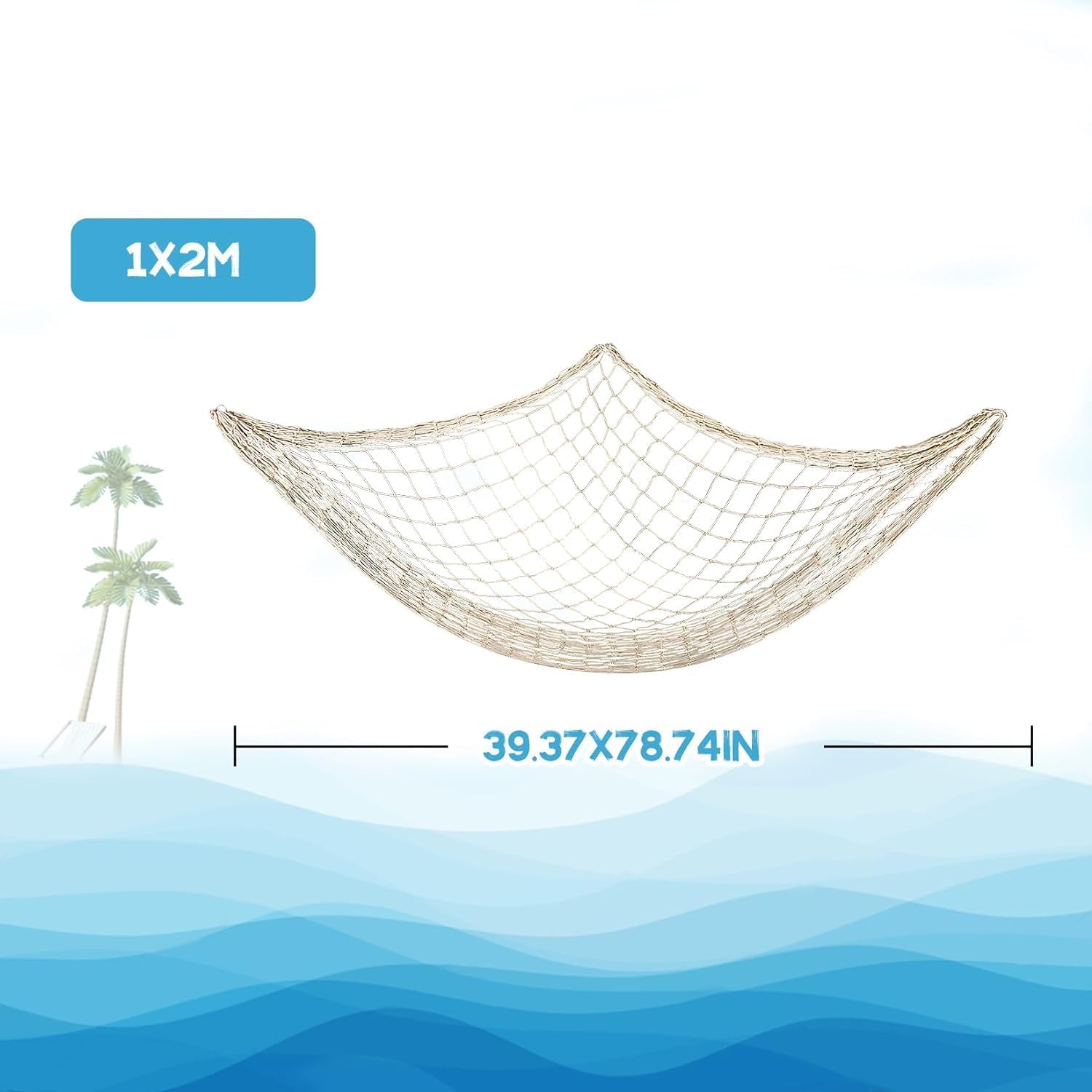 파티용 낚시 그물 장식 1x2M 낚시 그물 장식 네팅  - Fishing Equipment Net 리뷰 및 가격