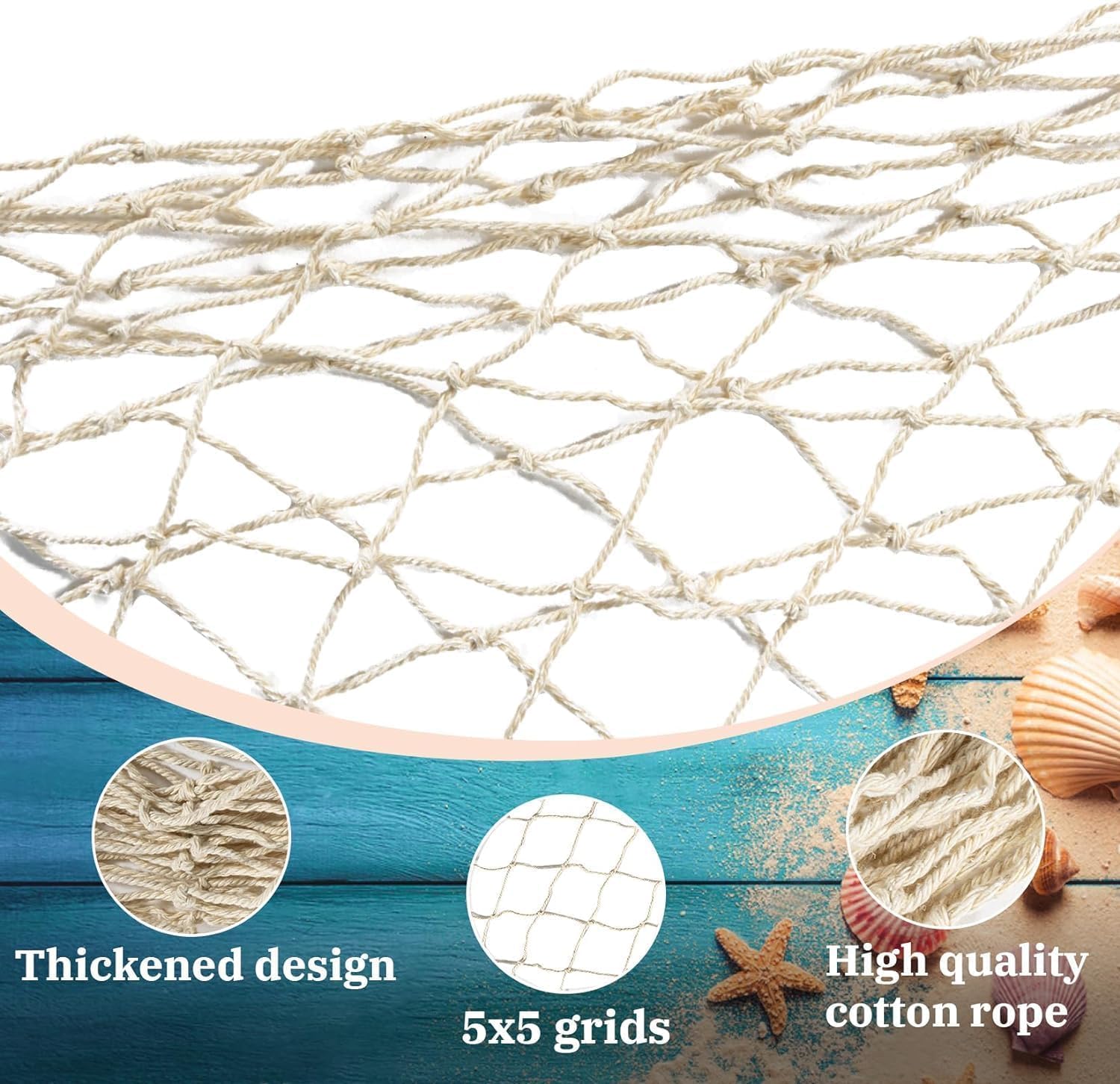 파티용 낚시 그물 장식 1x2M 낚시 그물 장식 네팅  - Fishing Equipment Net 리뷰 및 가격