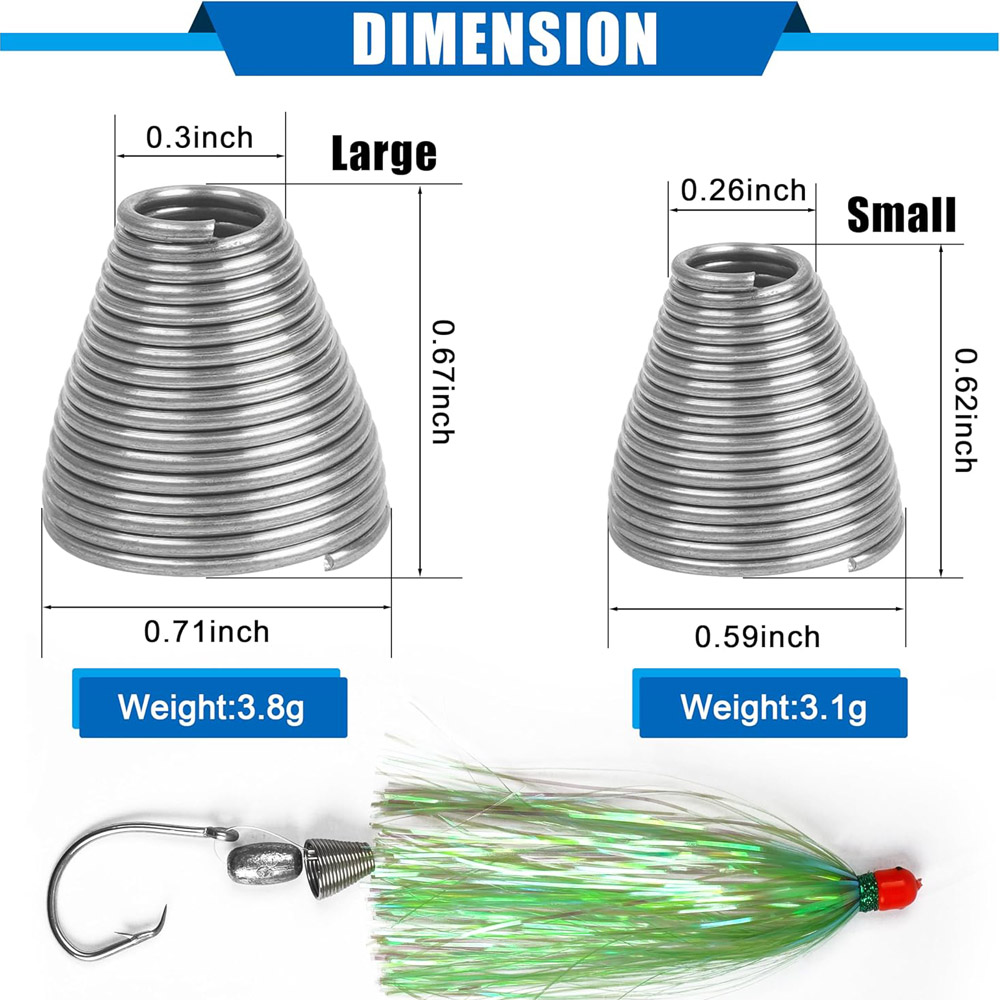 20Pcs Ballyhoo 미끼 장비 스프링 스테인레스 - Fishing Equipment Cheap 리뷰 및 가격