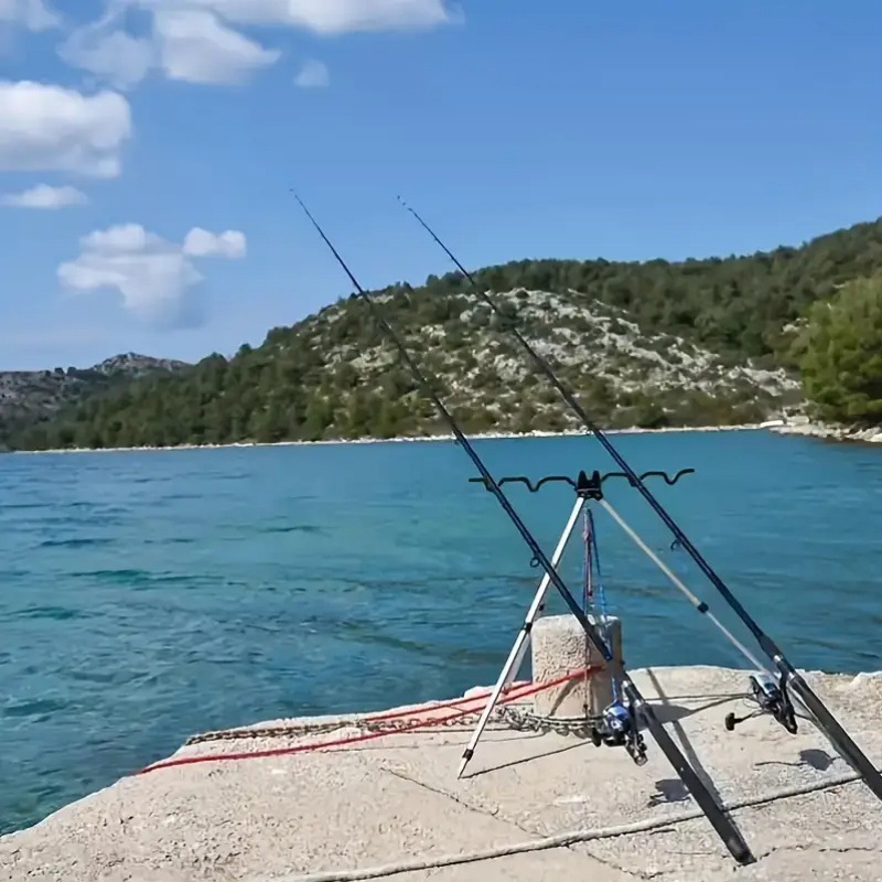 1PC 낚시 바다 낚싯대 브래킷 알루미늄 합금 지면 삽 - Telescopic Fishing Rod 리뷰 및 가격