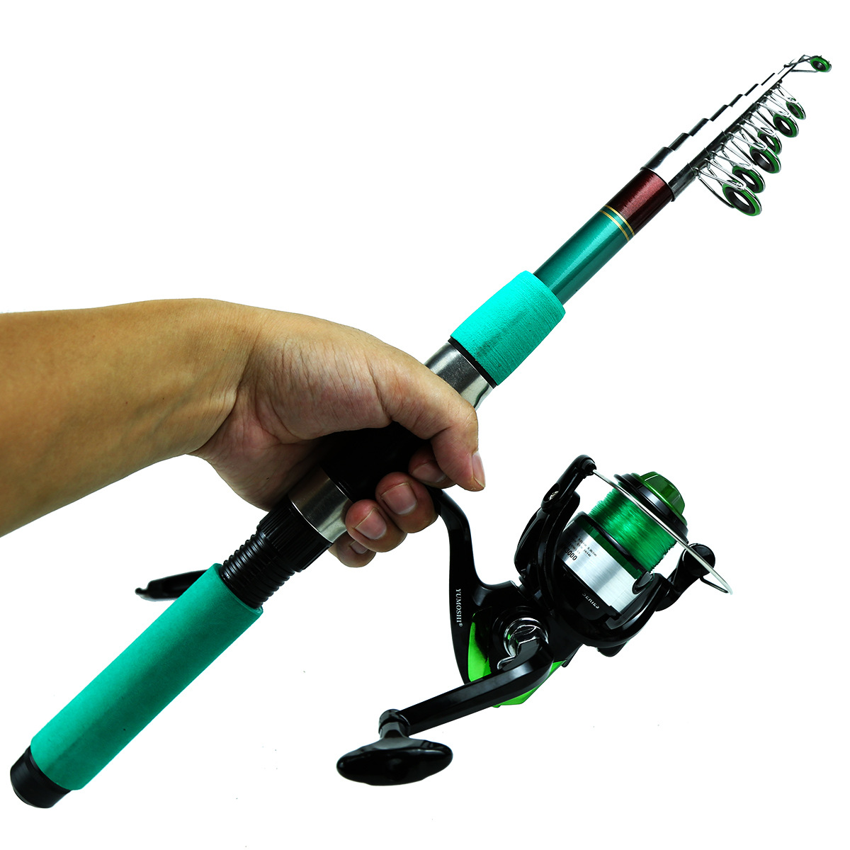 휴대용 초경량 잉어 텔레스코픽 스피닝 낚싯대 릴 콤보  - Telescopic Fishing Rod 리뷰 및 가격